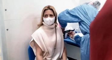 Fabiola Yáñez recibió la segunda dosis de la vacuna contra el coronavirus